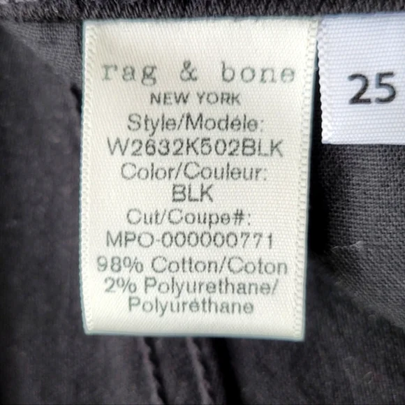 Rag & bone Jeans Nina High Rise Skinny Zip Side - Picture 7 of 10